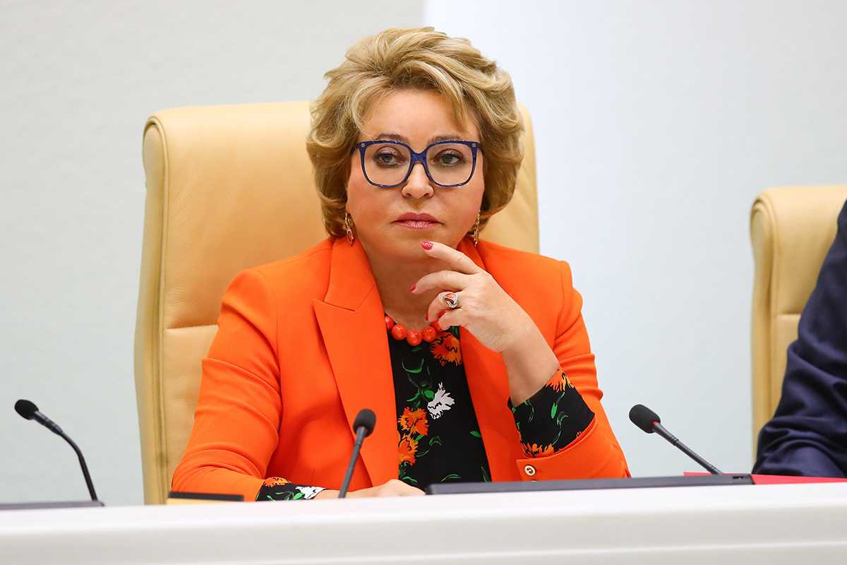 Матвиенко прокомментировала возможное назначение Медведева пожизненным сенатором